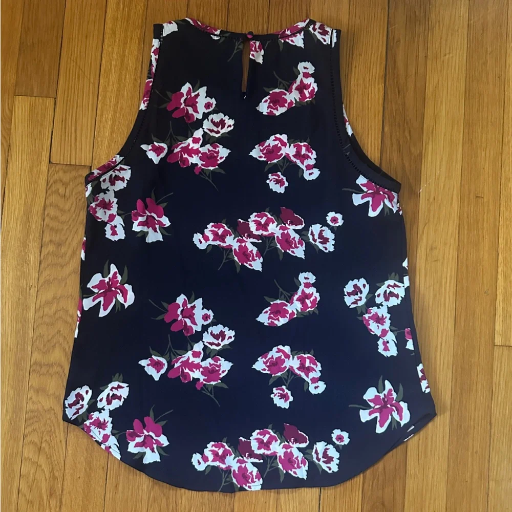 J. Crew ladder trim sleeveless shell